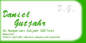 daniel gutjahr business card